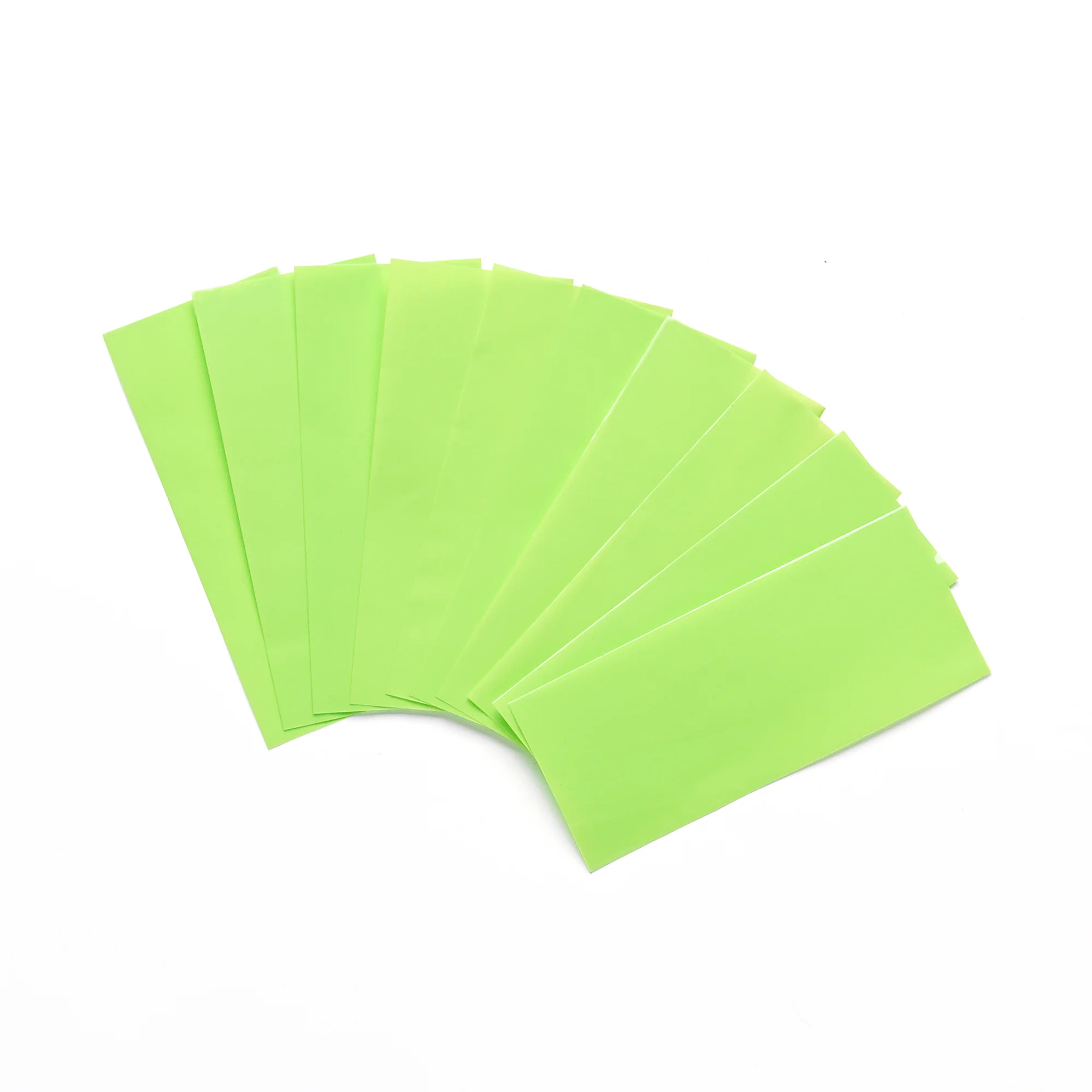 18650 Battery Wraps - 10pcs - Lime Green