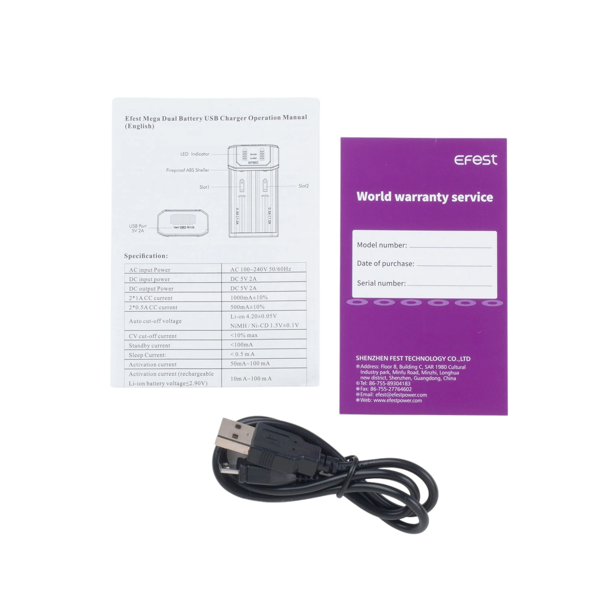 Efest Mega USB Li-ion battery and AA/AAA Battery Charger - Image 3
