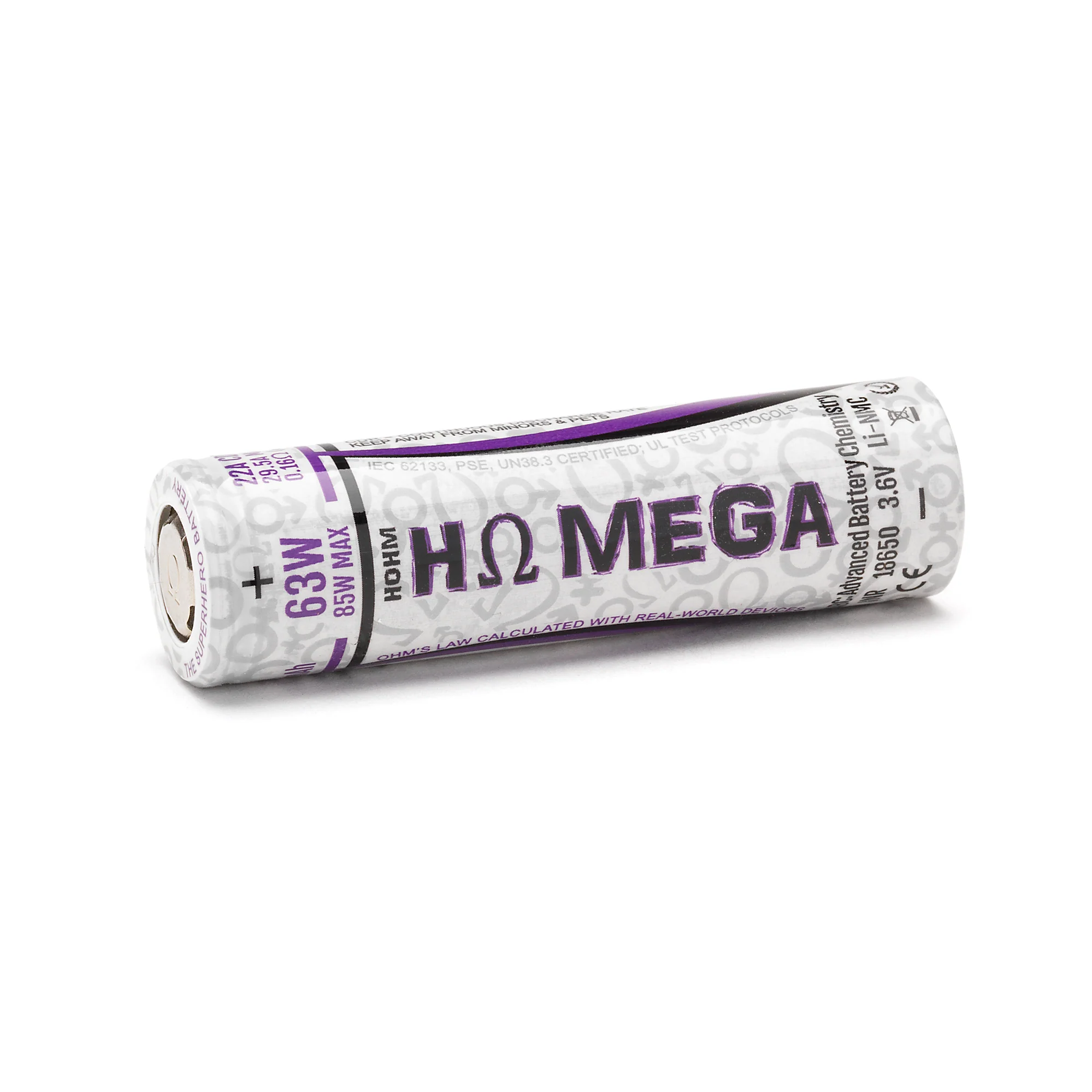 Hohm Tech Mega 18650 2505mAh 22A Battery - Image 3