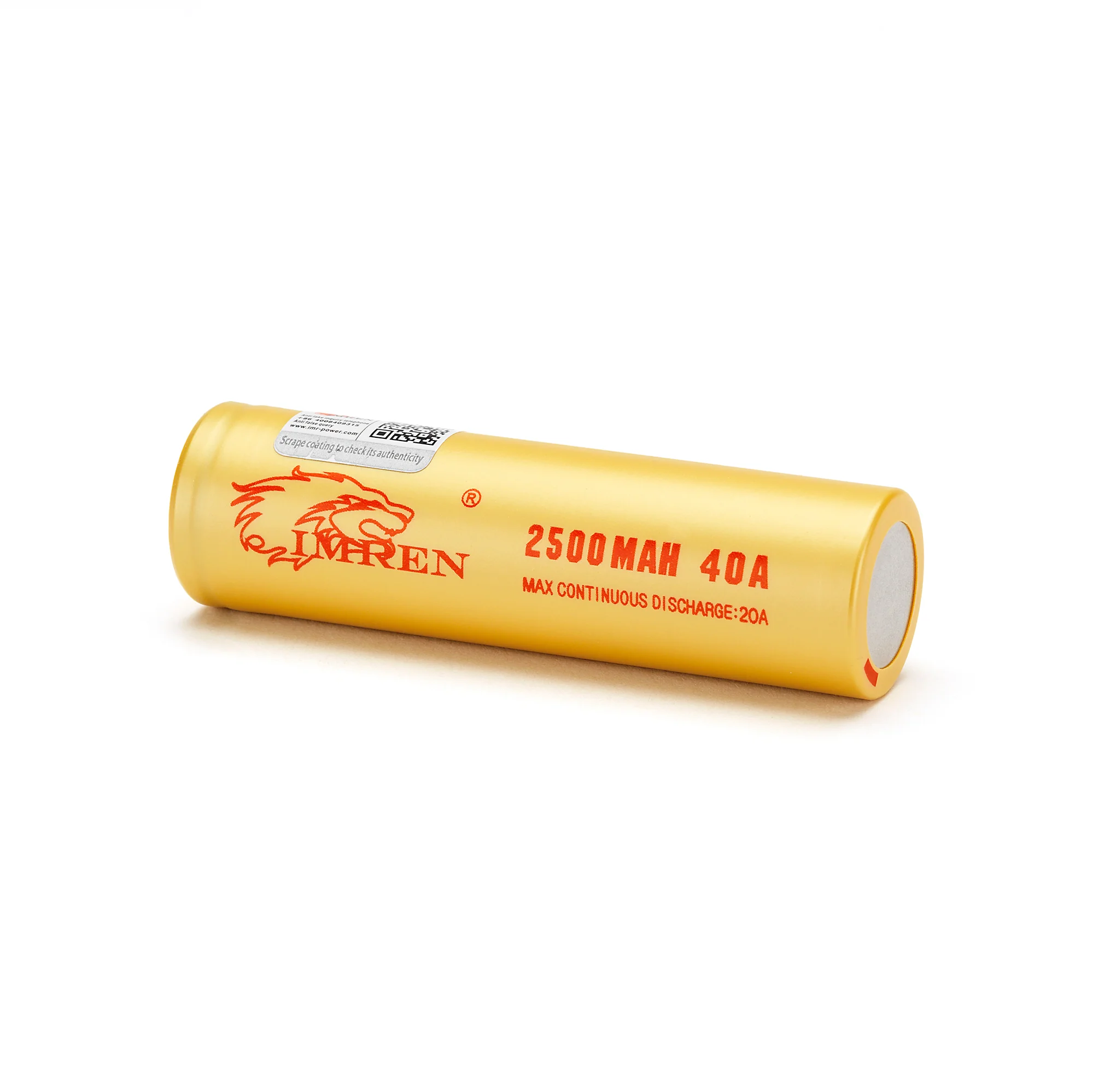 IMREN 18650 2500mAh Battery - Image 3