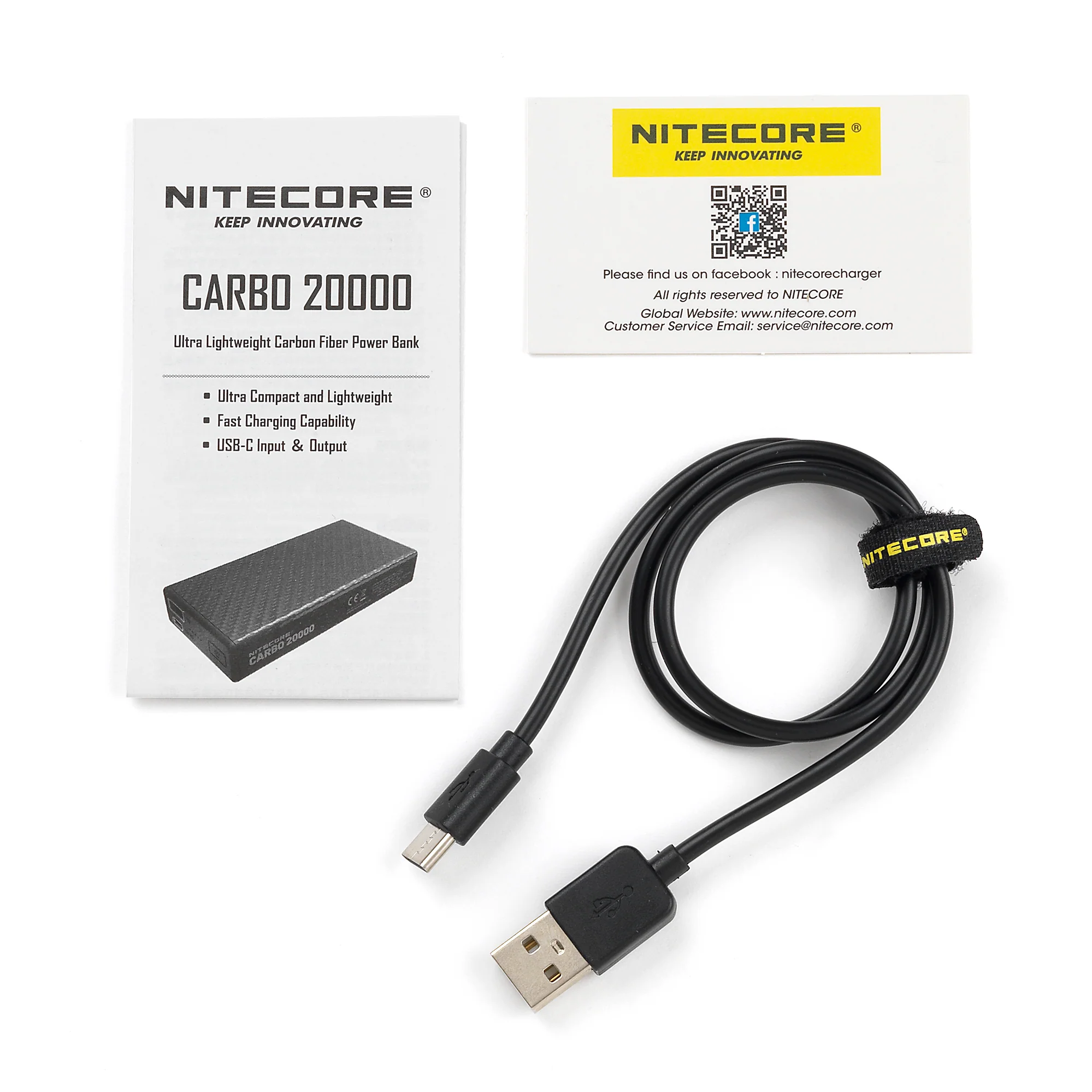 Nitecore CARBO 20000 Ultra Lightweight Power Bank - 20,000mAh - Image 3