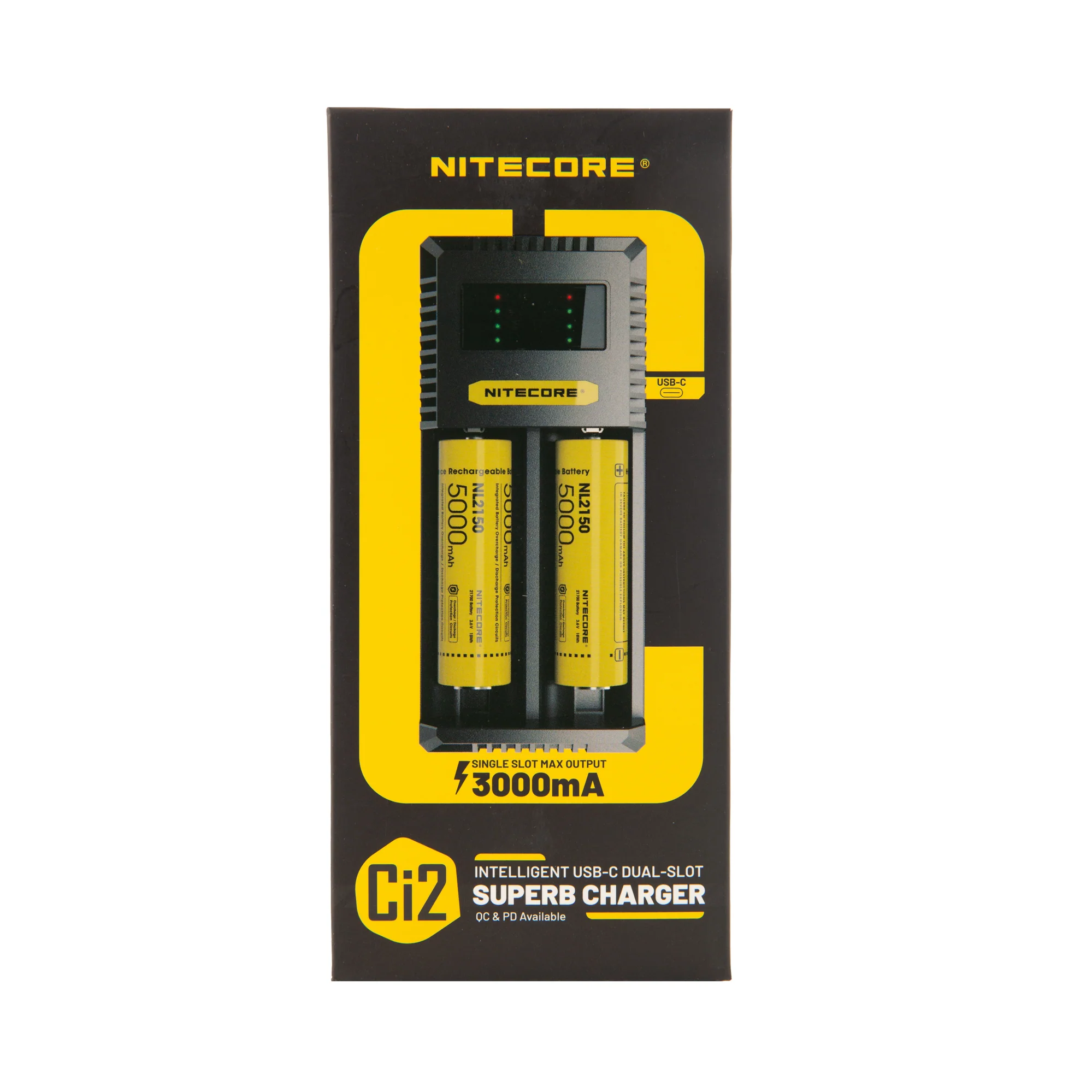 Nitecore Ci2 Intelligent USB-C Dual Slot Battery Charger - Image 5
