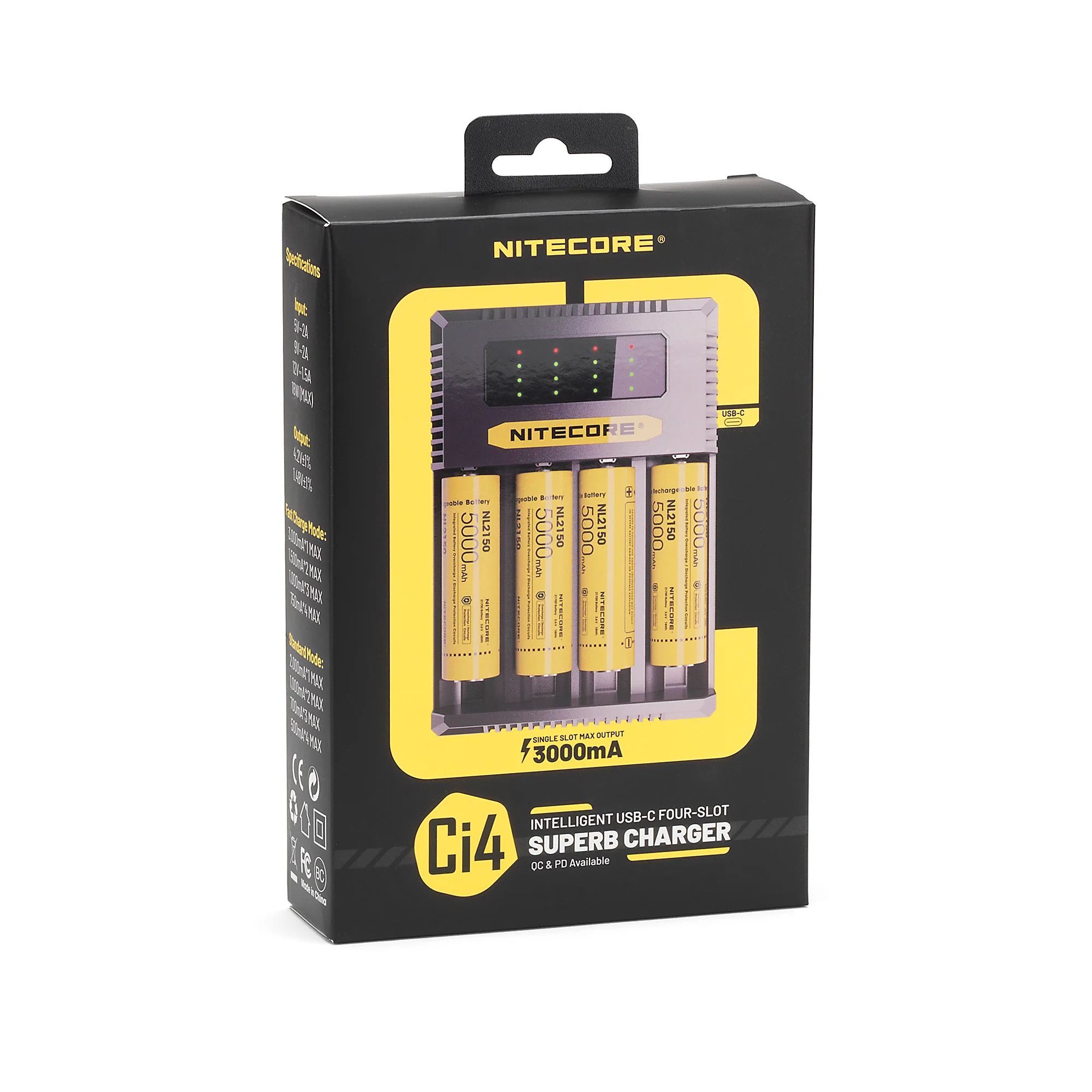 Nitecore Ci4 Intelligent USB-C Four-Slot Battery Charger - Image 4