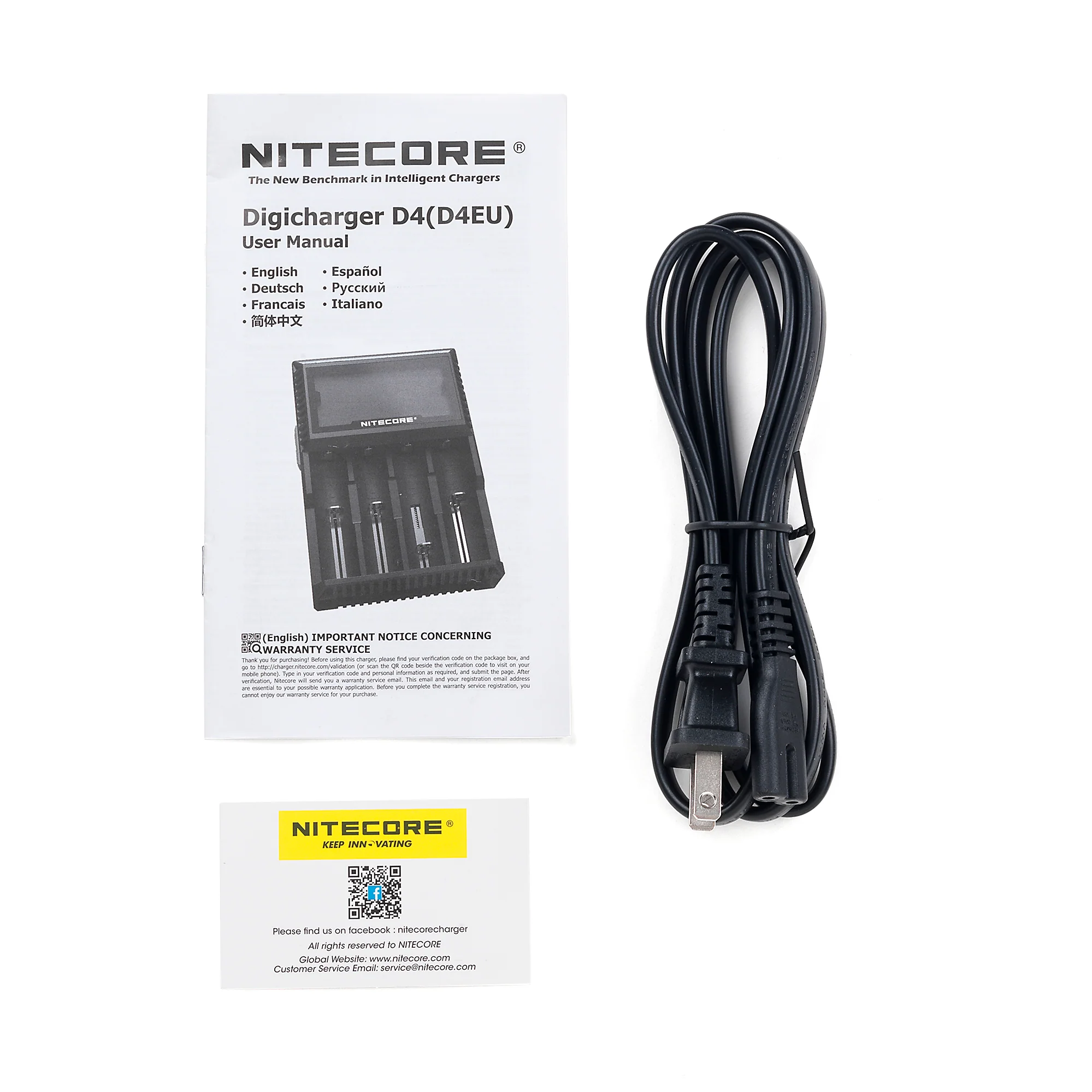 Nitecore D4 - 4 Bay Digital Battery Charger - Image 3