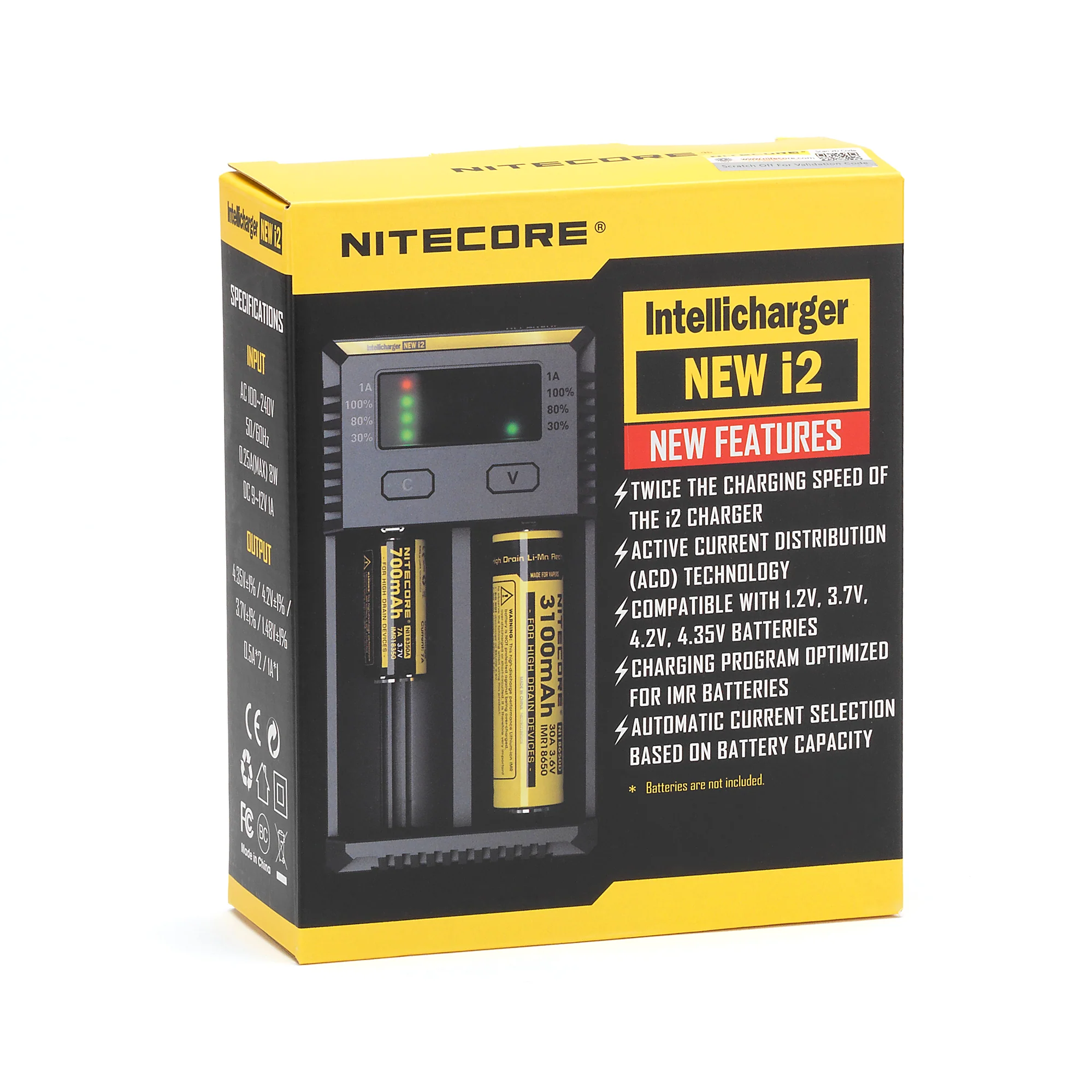 Nitecore i2 2 Channel Battery Charger - Image 4