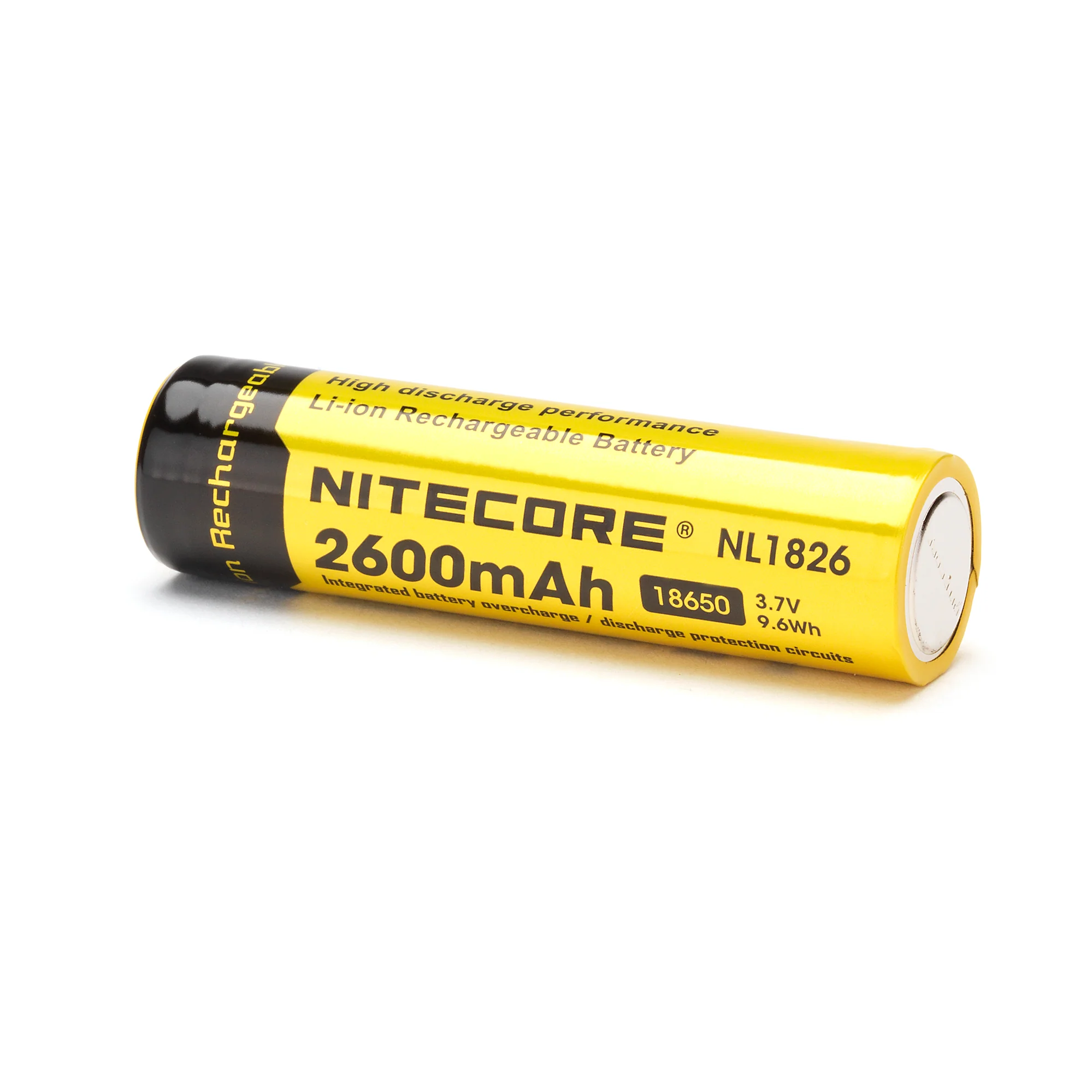 Nitecore NL1826 18650 2600mAh Battery - Protected Button Top - Image 3