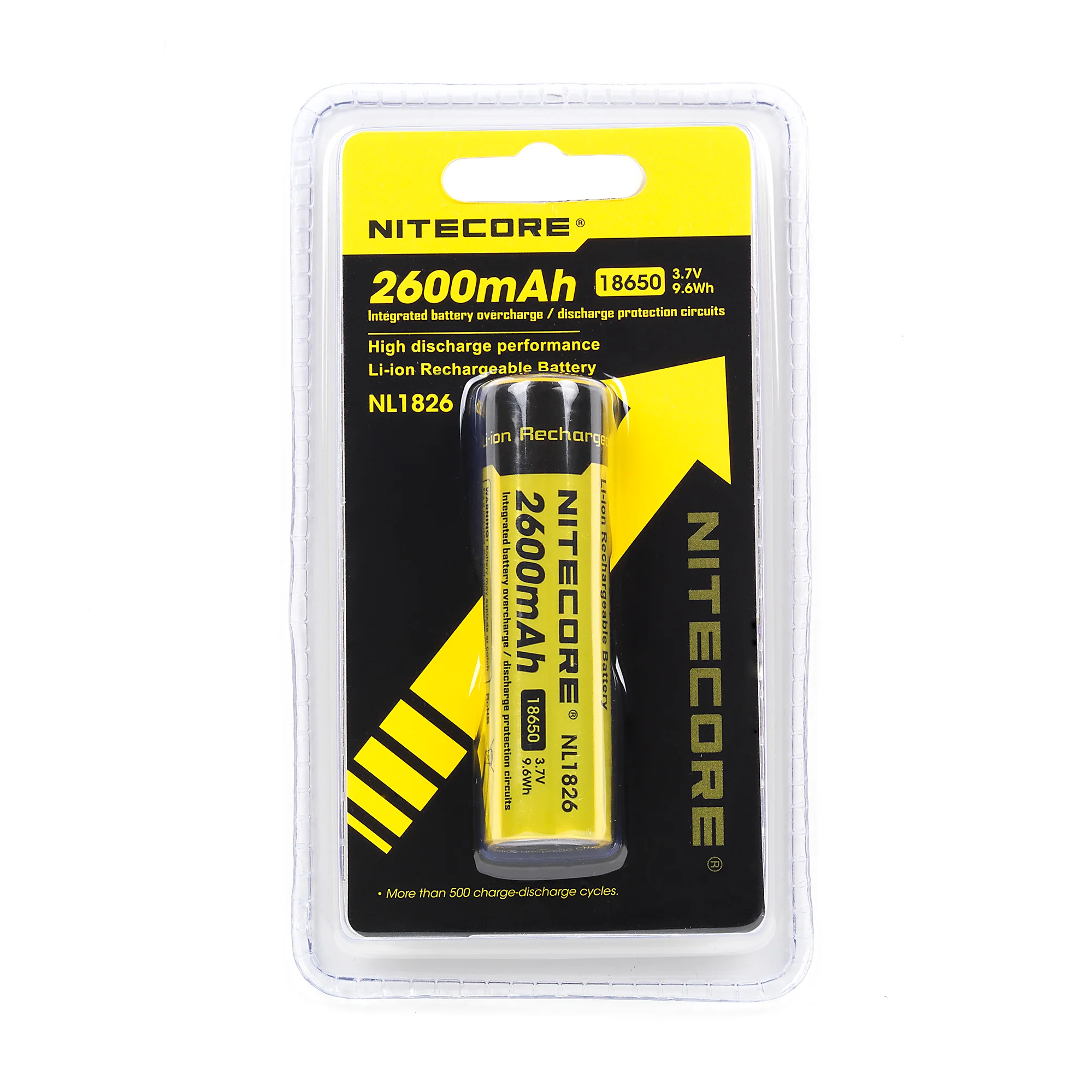 Nitecore NL1826 18650 2600mAh Battery - Protected Button Top - Image 4
