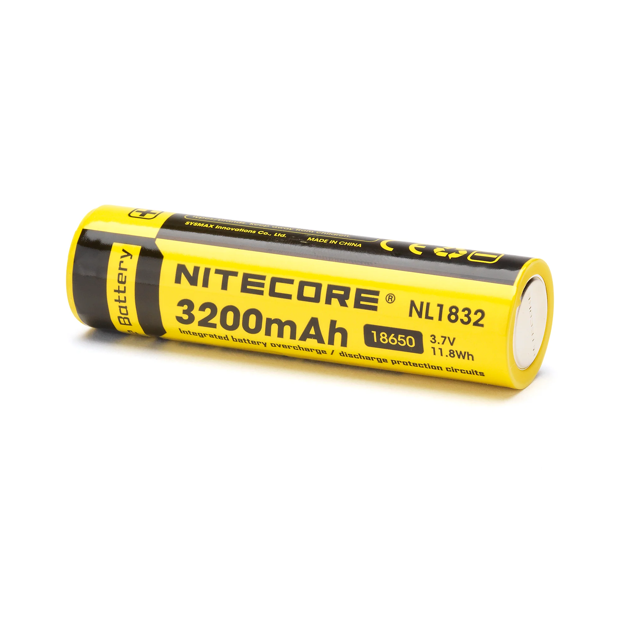 Nitecore NL1832 18650 3200mAh Battery - Protected Button Top - Image 3