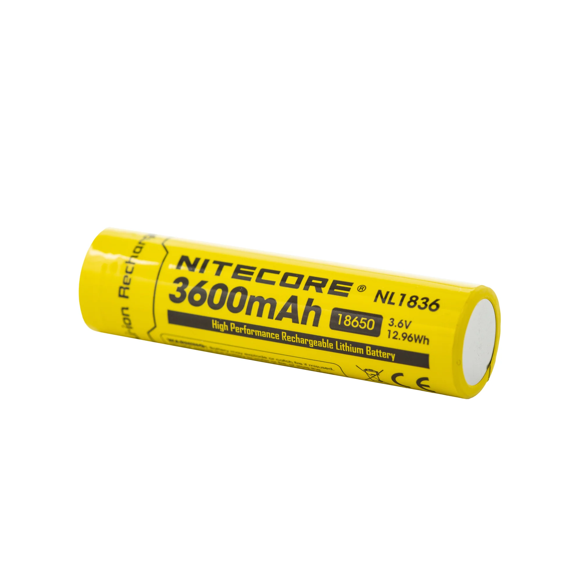 Nitecore NL1836 18650 3600mAh Battery - Protected Button Top - Image 3