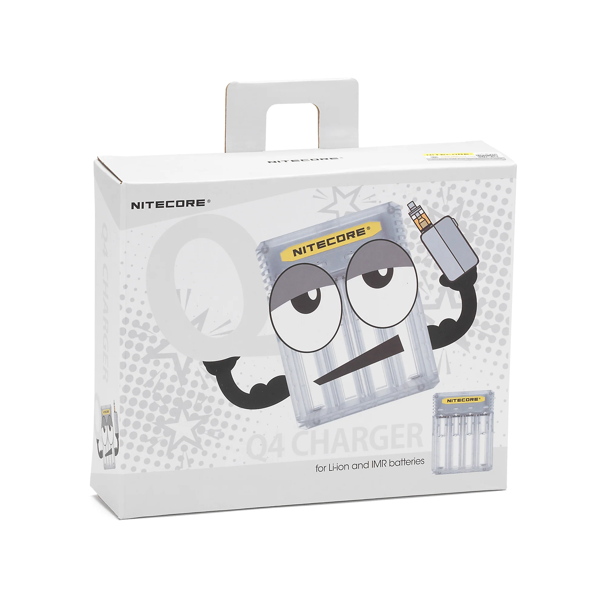 Nitecore Q4 4 Channel Battery Charger - Clear - Image 4