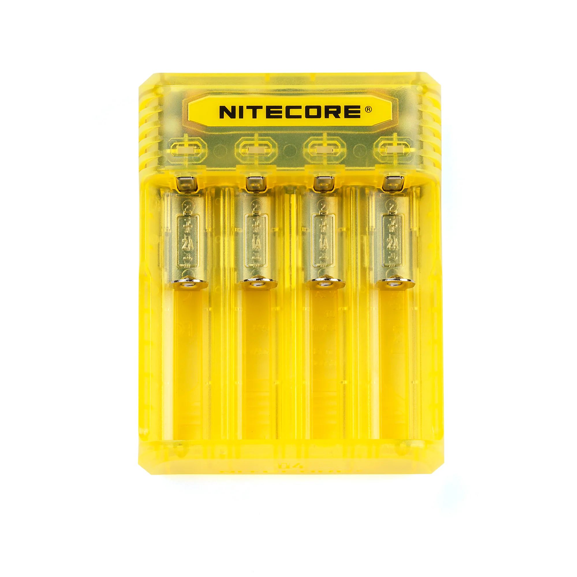 Nitecore Q4 4 Channel Battery Charger - Yellow