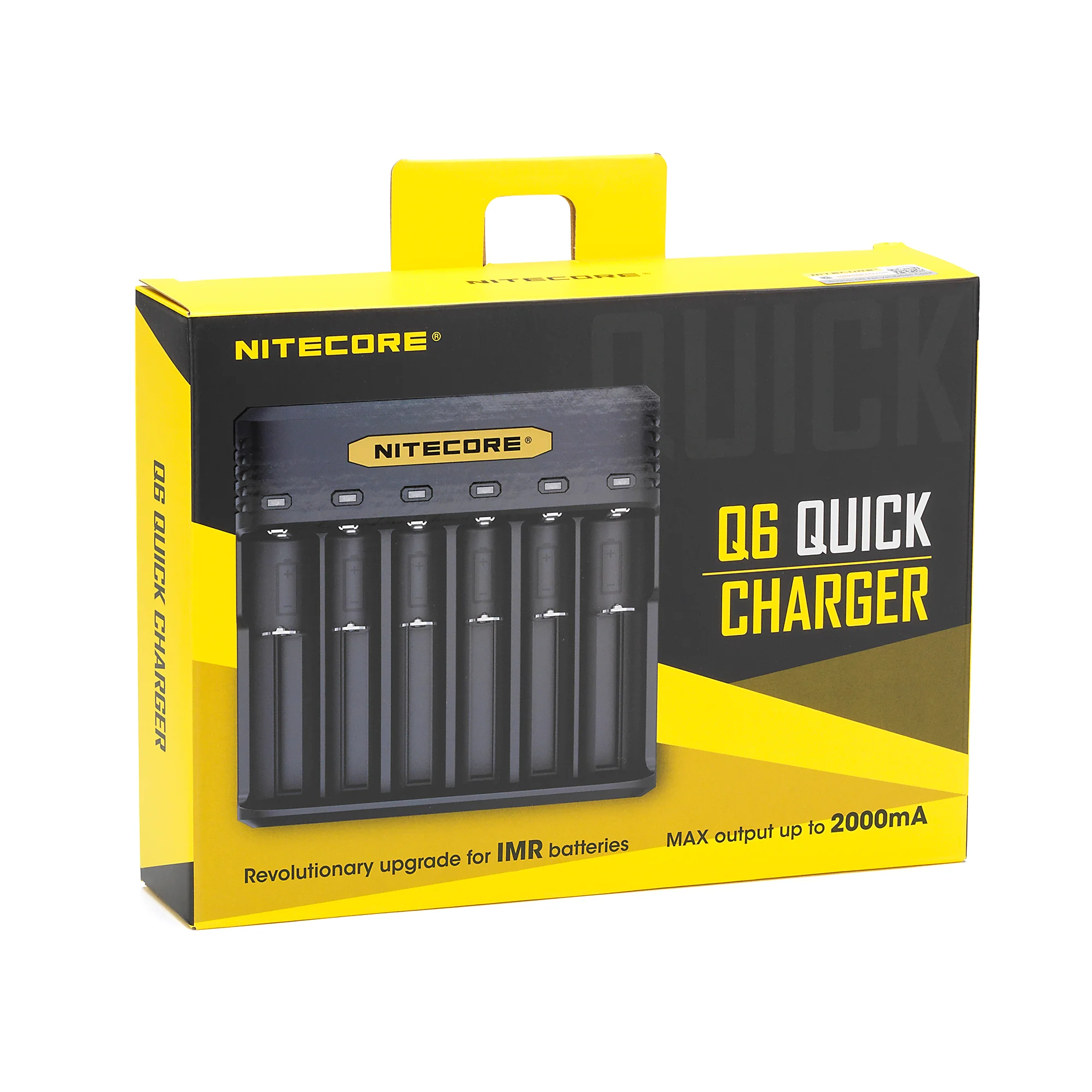 Nitecore Q6 6 Channel Battery Charger - Black - Image 4