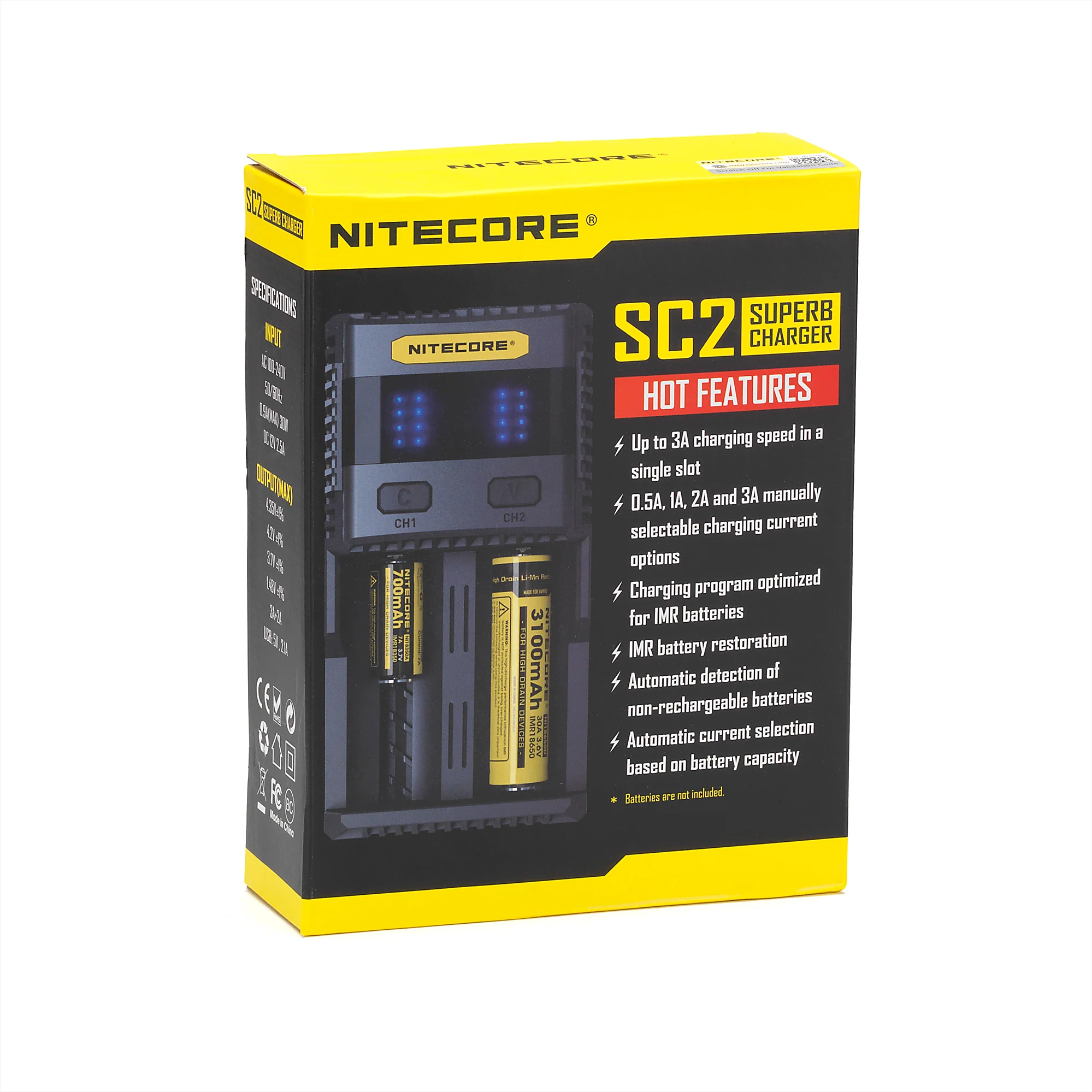 Nitecore SC2 2 Channel Battery Charger - Image 4