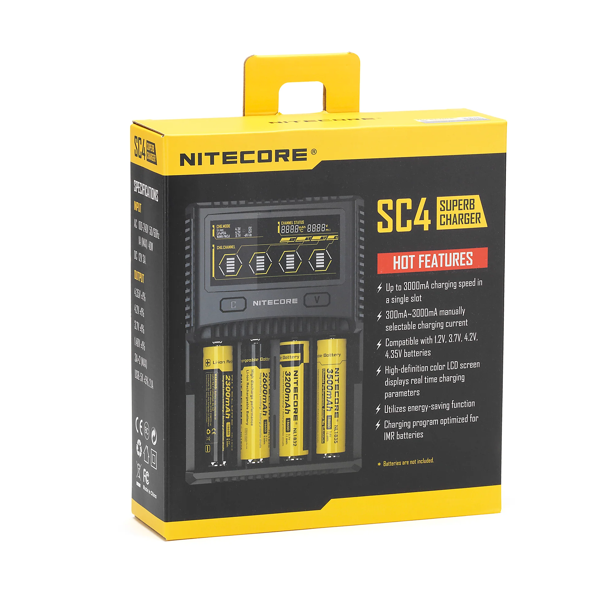 Nitecore SC4 4 Channel Battery Charger - Image 4