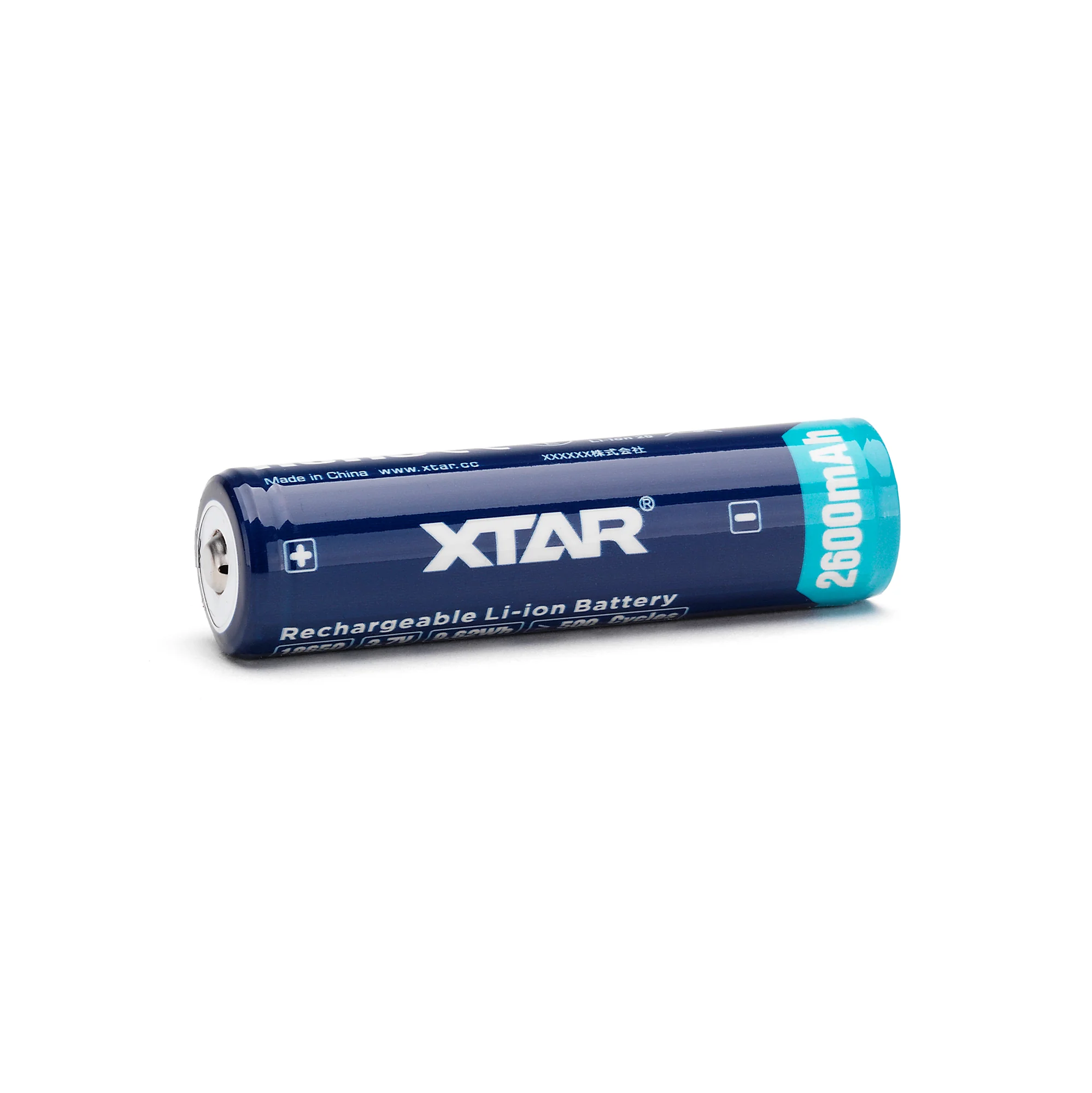 XTAR 18650 2600mAh 5A Battery - Protected Button Top - Image 3