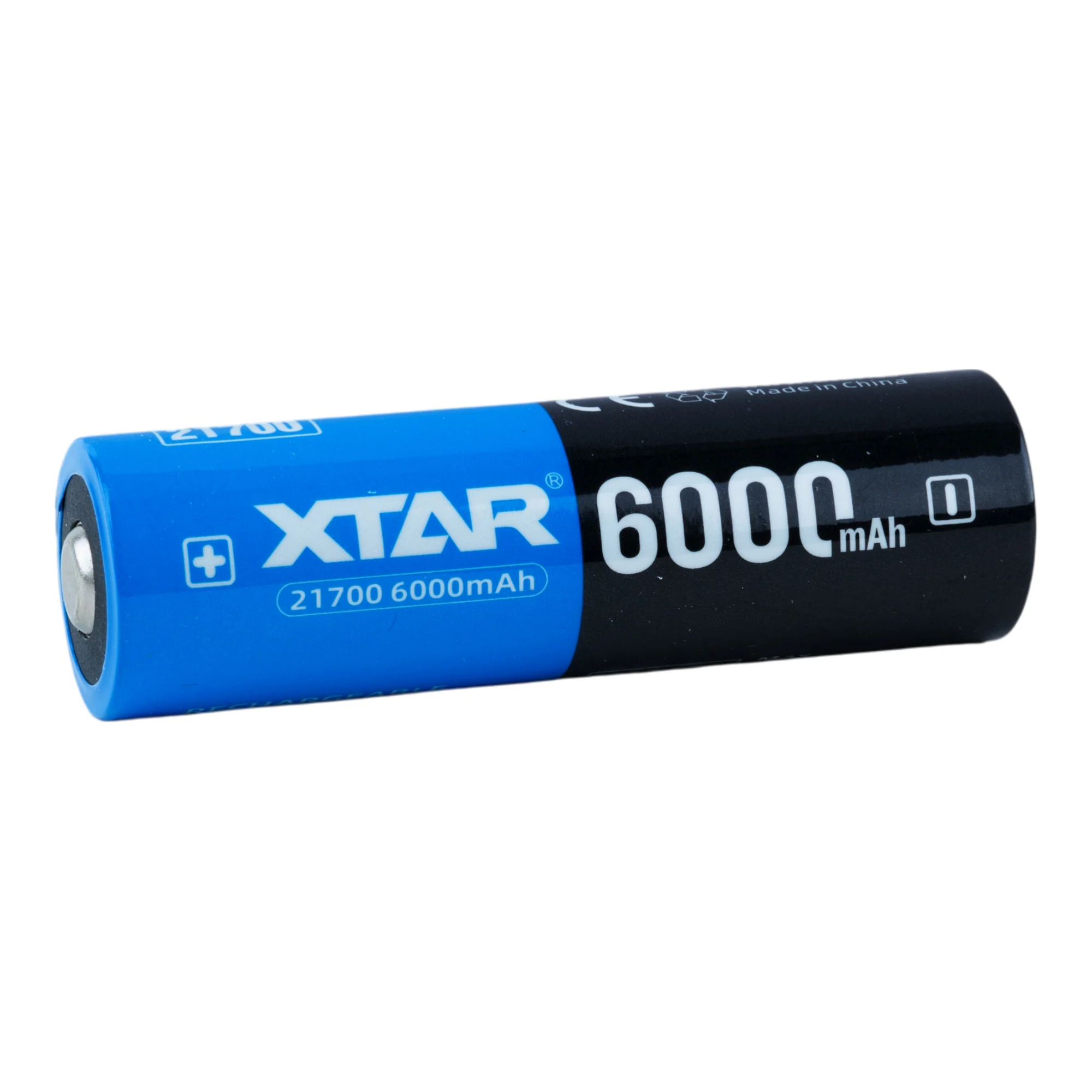 XTAR 21700 6000mAh Battery - Protected Button Top - Image 2
