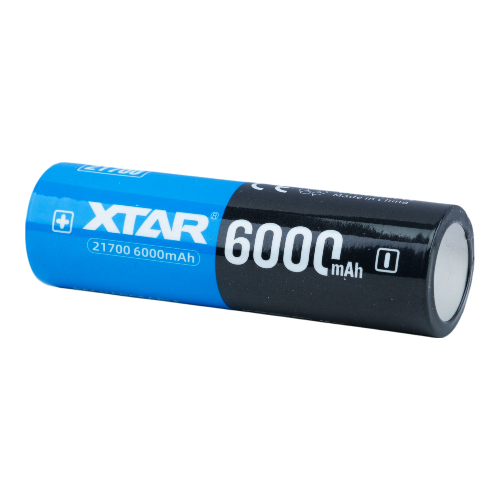 XTAR 21700 6000mAh Battery - Protected Button Top - Image 3