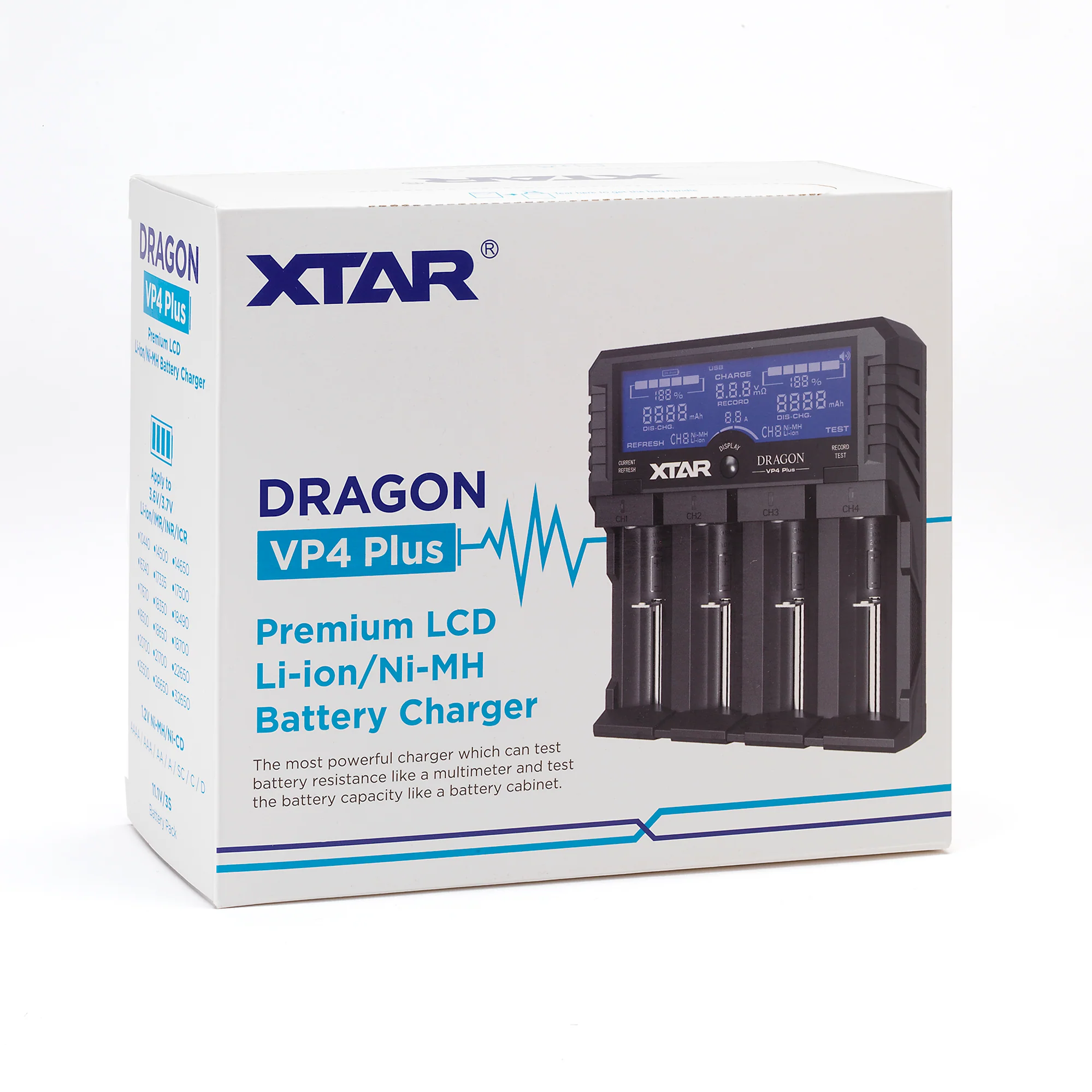 XTAR DRAGON VP4 Plus 4 Channel Digital Battery Charger - Image 4