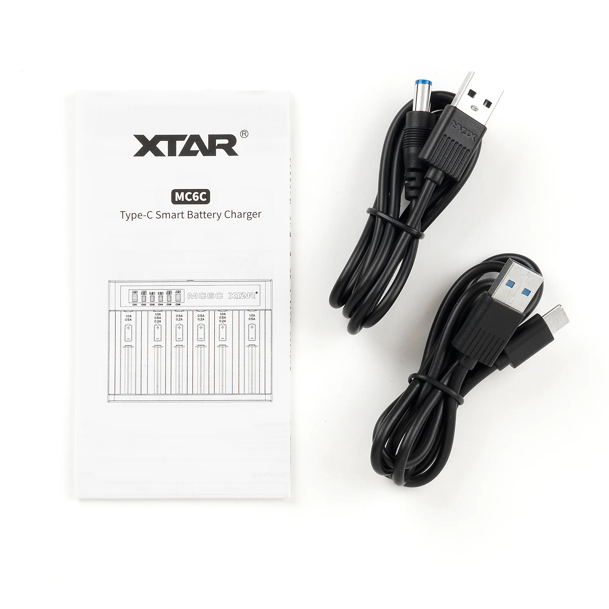 XTAR MC6C 6 Bay Smart LCD Li-ion Battery Charger - Ultimate Charging Effici - Image 3