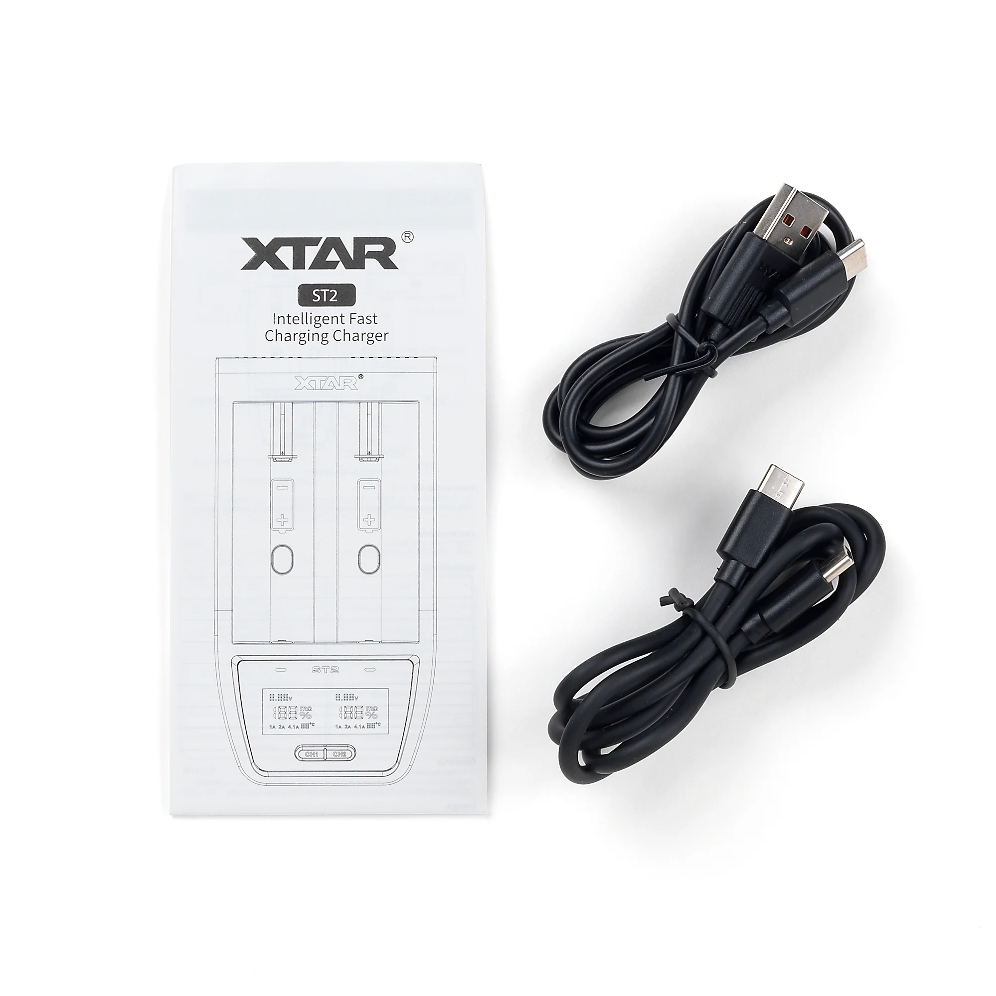 XTAR ST2 4.1A Fast Two Channel Battery Charger - Power Up in Record Time - Image 3