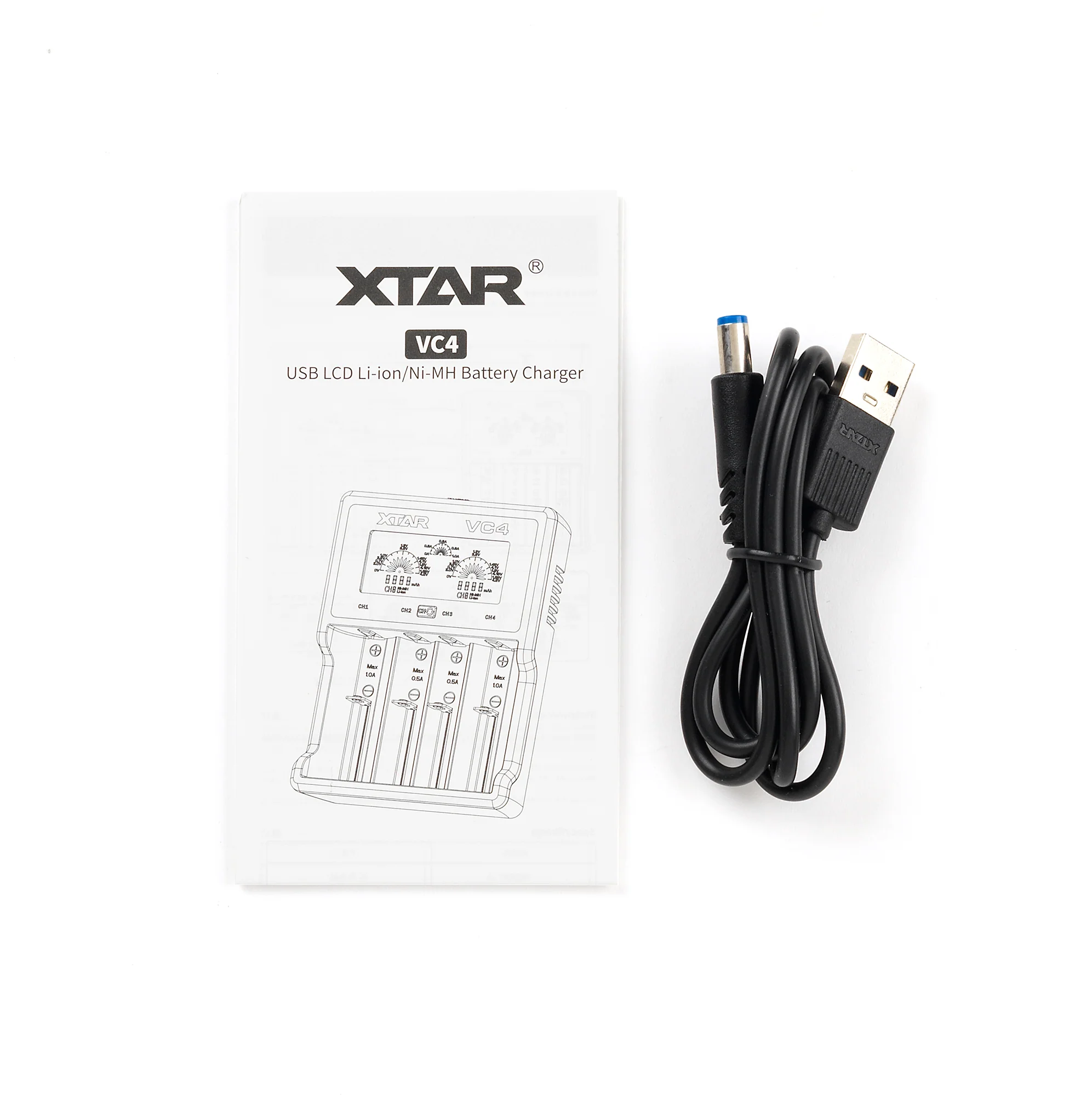 XTAR VC4 4 Channel Digital Battery Charger - Image 3