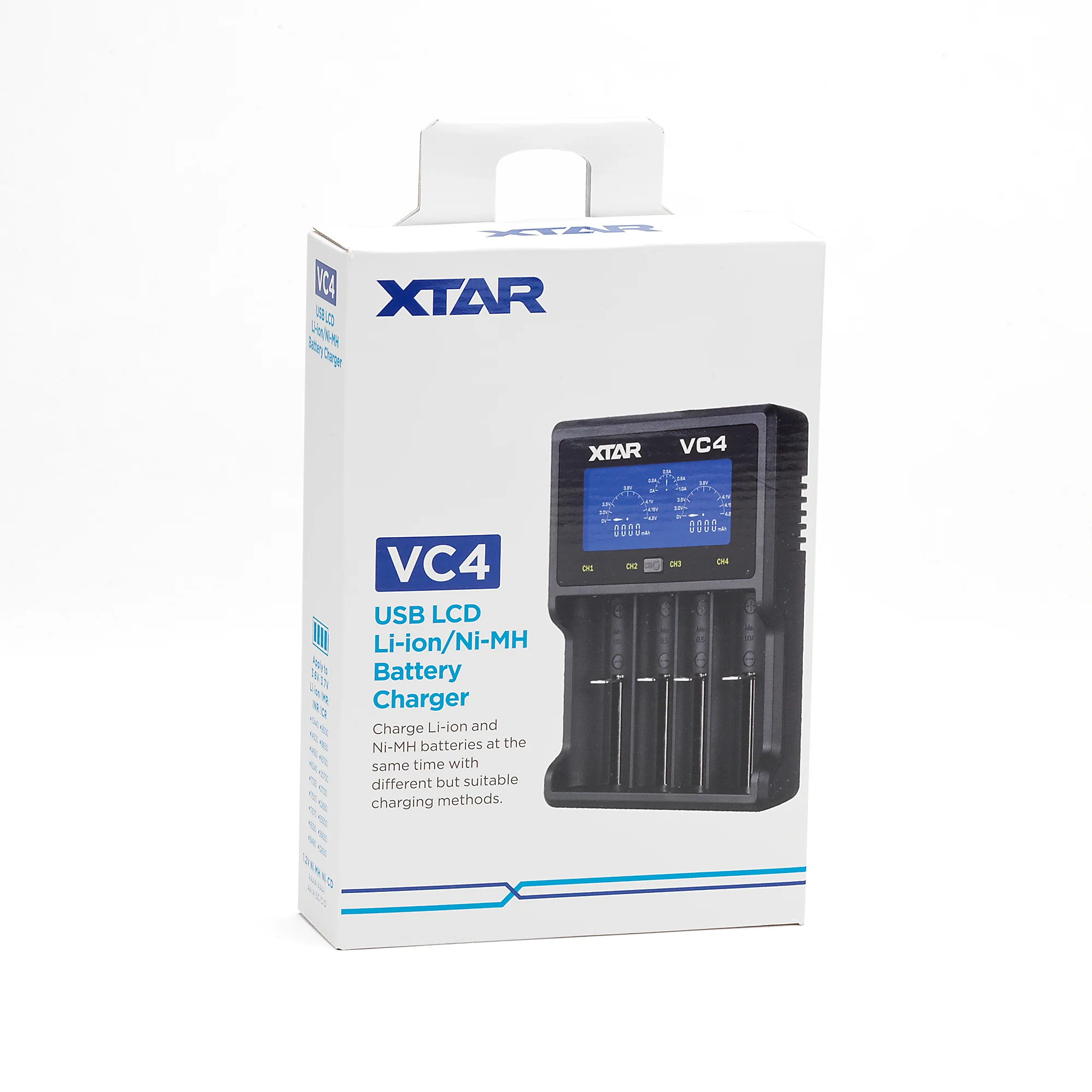 XTAR VC4 4 Channel Digital Battery Charger - Image 4