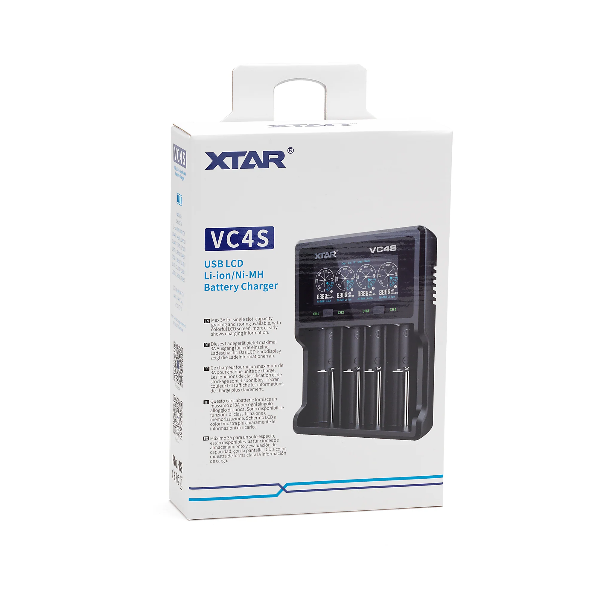 XTAR VC4S 4 Channel Digital Battery Charger - Ultimate Efficiency and Versa - Image 4
