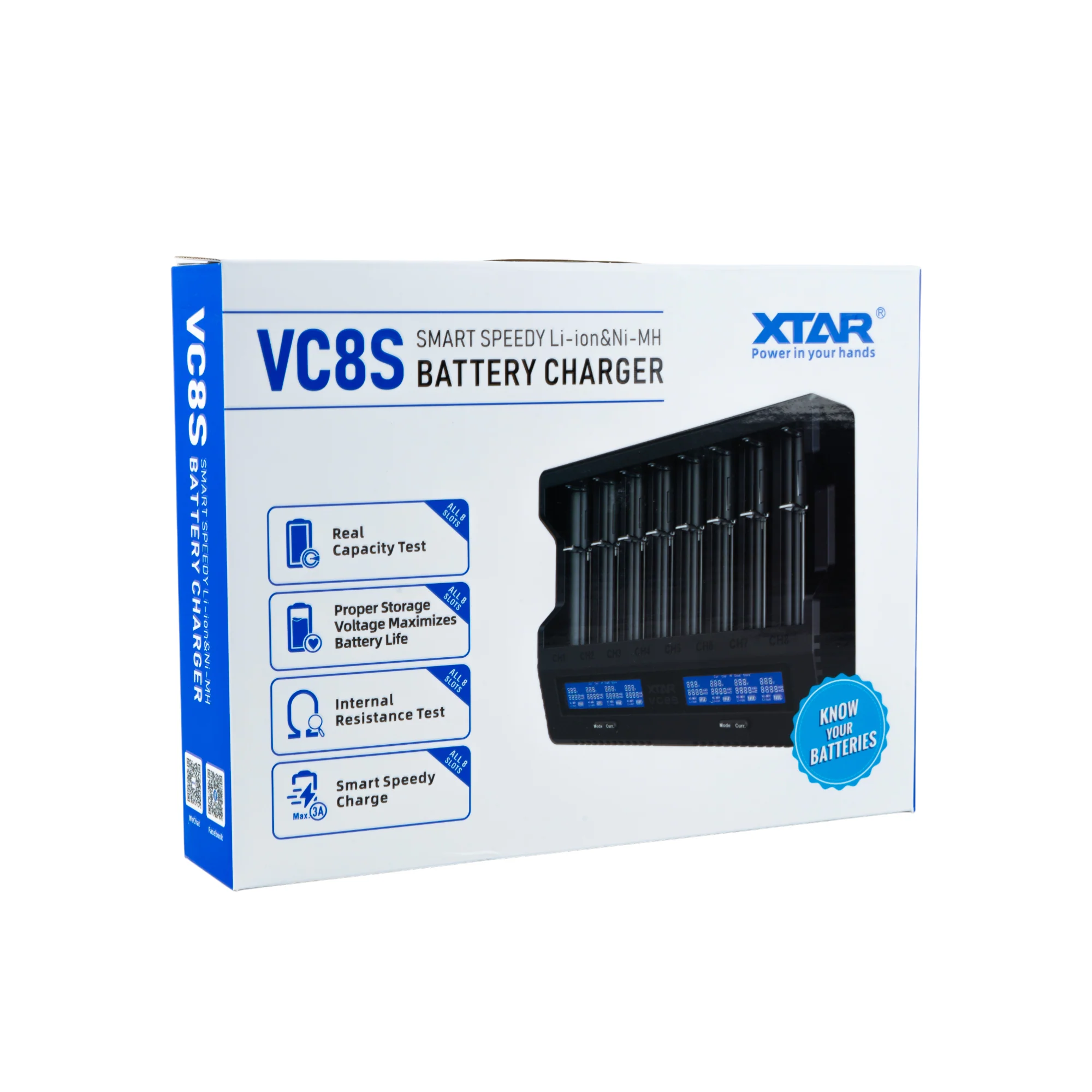 XTAR VC8S 8 Channel Smart Battery Charger - Image 4
